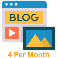 SEO and Blog 4 Per Month